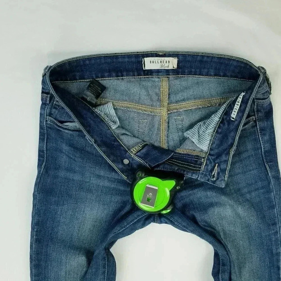 Bullhead Black Size 3 Juniors Skinniest Blue Denim Jeans Inseam Size 30 - Picture 9 of 11